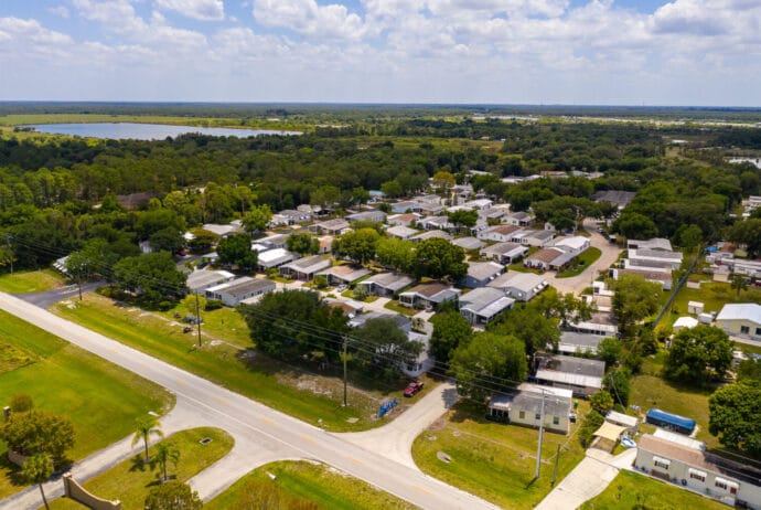 Riverside Oaks community aerial